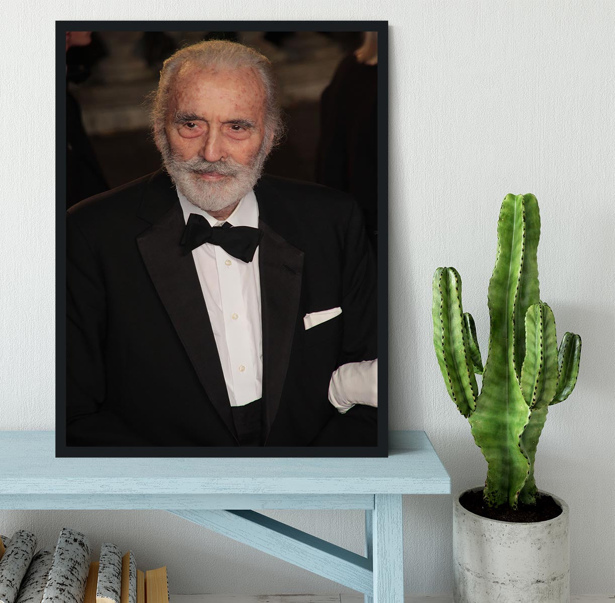 Christopher Lee Framed Print - Canvas Art Rocks - 2