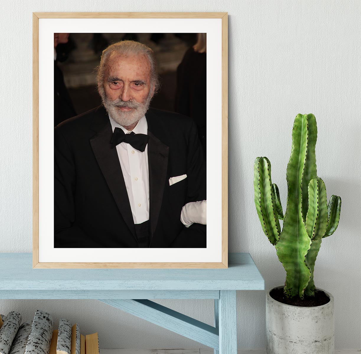 Christopher Lee Framed Print - Canvas Art Rocks - 3