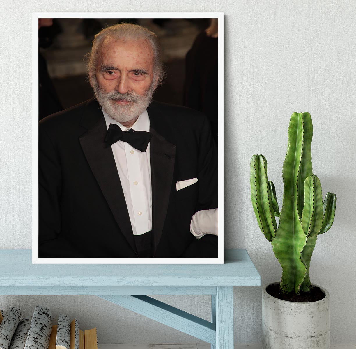 Christopher Lee Framed Print - Canvas Art Rocks -6