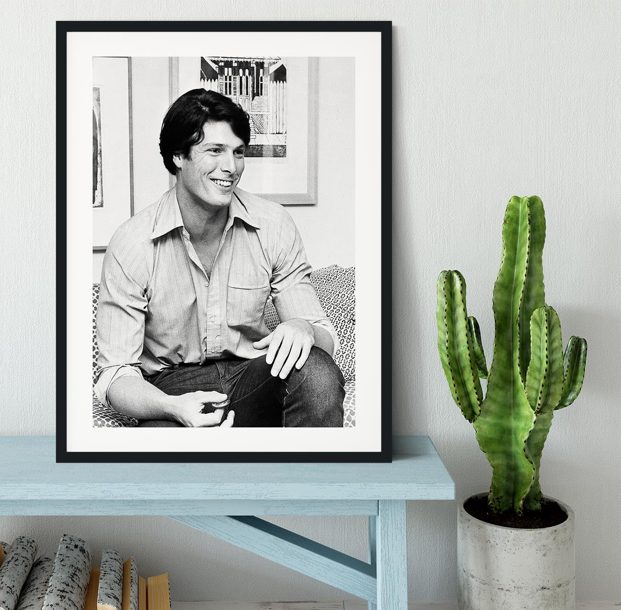 Christopher Reeve Framed Print - Canvas Art Rocks - 1