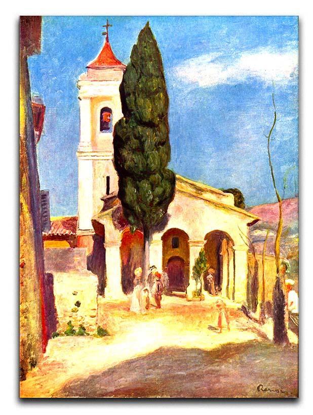 Church in Cagnes by Renoir Canvas Print or Poster  - Canvas Art Rocks - 1