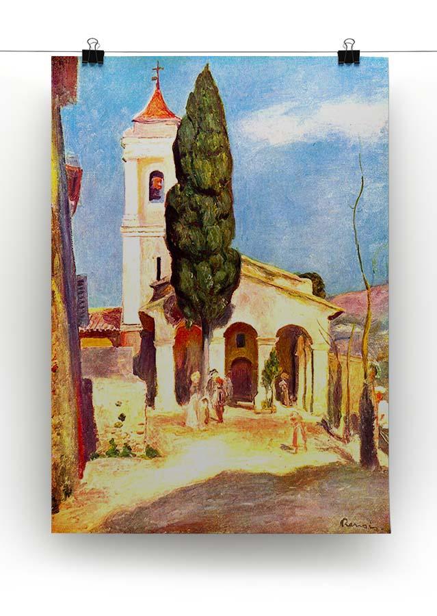 Church in Cagnes by Renoir Canvas Print or Poster - Canvas Art Rocks - 2