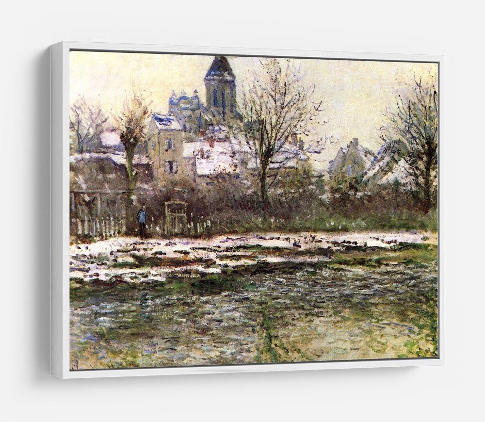 Church of Vetheuil in the snow by Monet HD Metal Print
