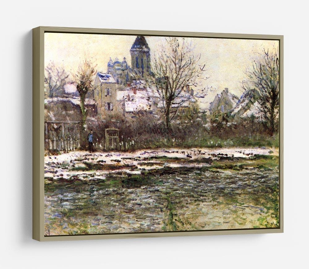 Church of Vetheuil in the snow by Monet HD Metal Print
