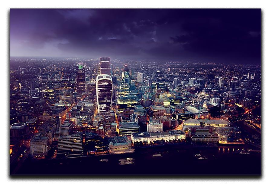 City of London At Sunset Canvas Print or Poster  - Canvas Art Rocks - 1