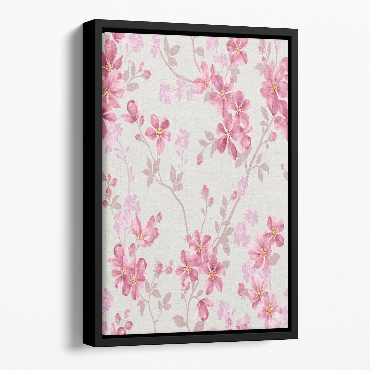 Classical style pattern seamless Floating Framed Canvas