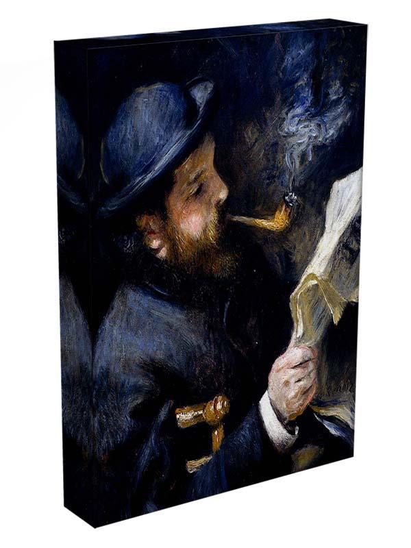 Claude Monet Reading A Newspaper by Renoir Canvas Print or Poster - Canvas Art Rocks - 3