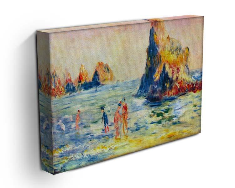 Cliffs at Guernsey by Renoir Canvas Print or Poster - Canvas Art Rocks - 3