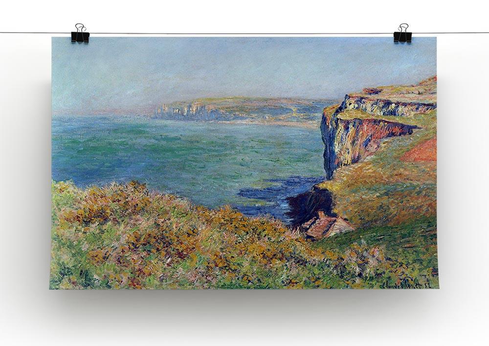 Cliffs at Varengeville by Monet Canvas Print & Poster - Canvas Art Rocks - 2