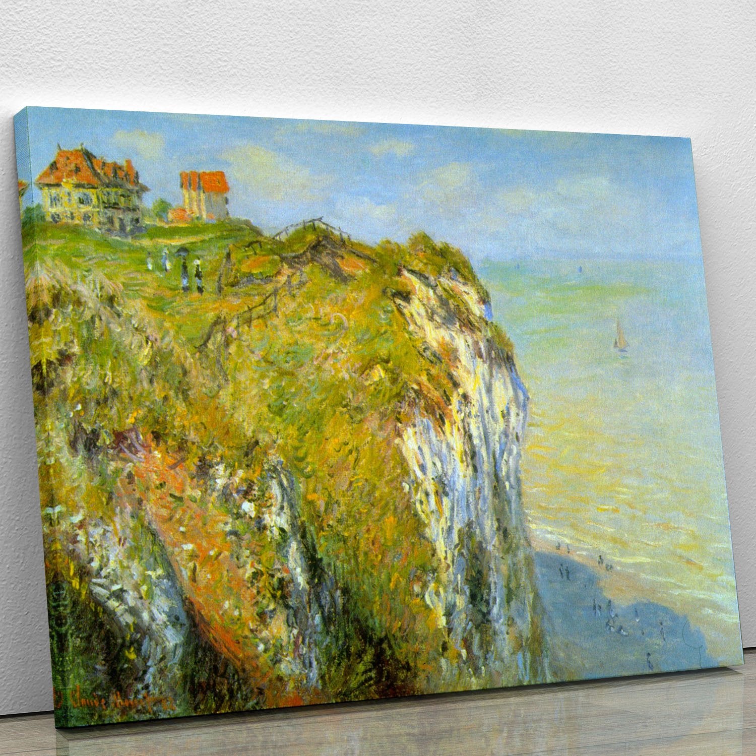 Cliffs by Monet Canvas Print or Poster