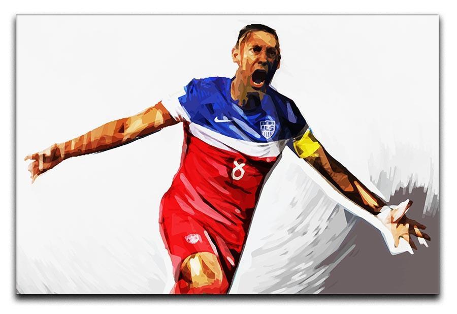  Football Player Clint Dempsey Canvas Art Poster And