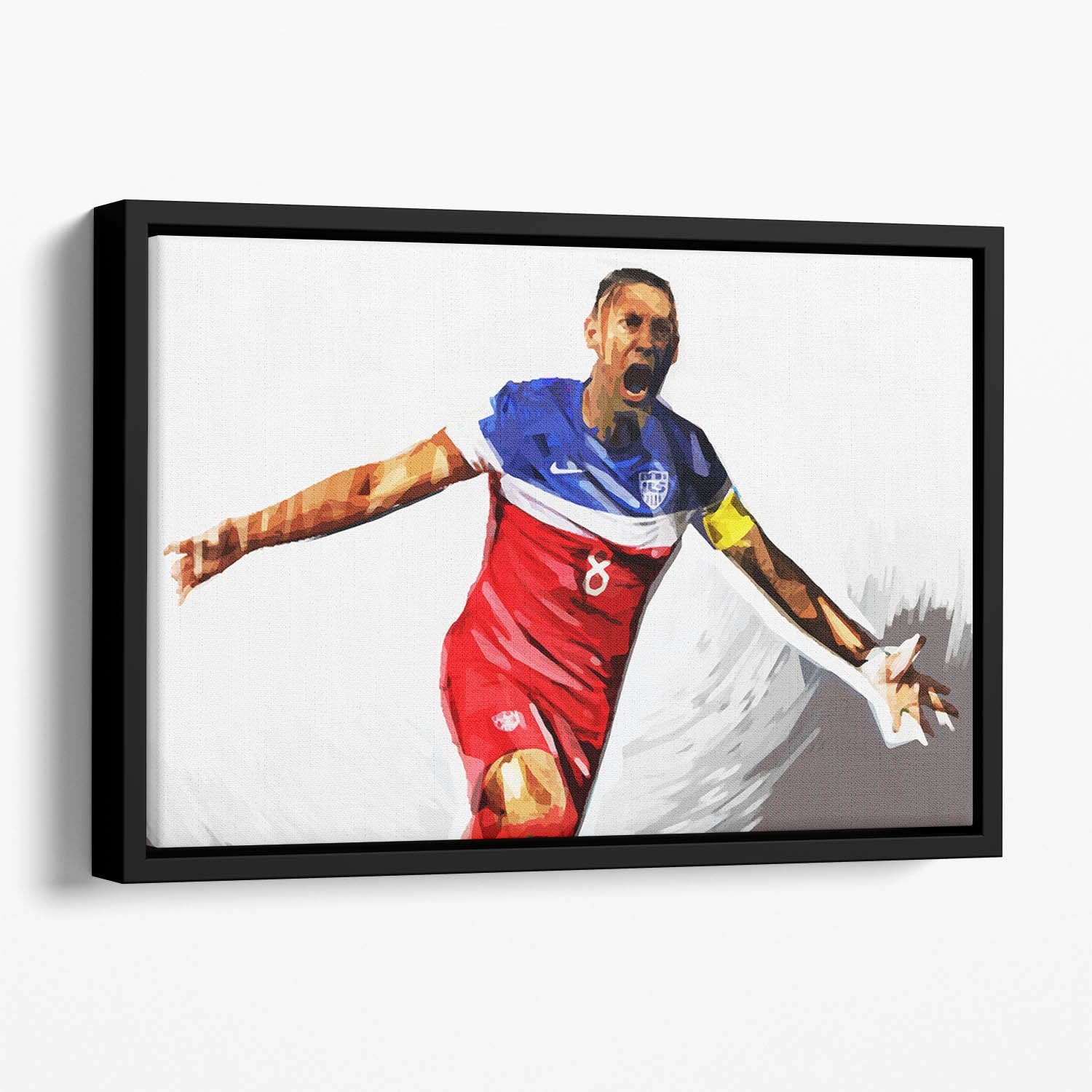 Clint Dempsey Floating Framed Canvas