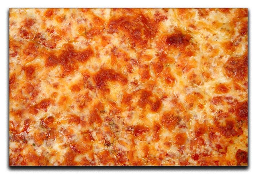 Close up of Cheese Bread Pizza Canvas Print or Poster  - Canvas Art Rocks - 1