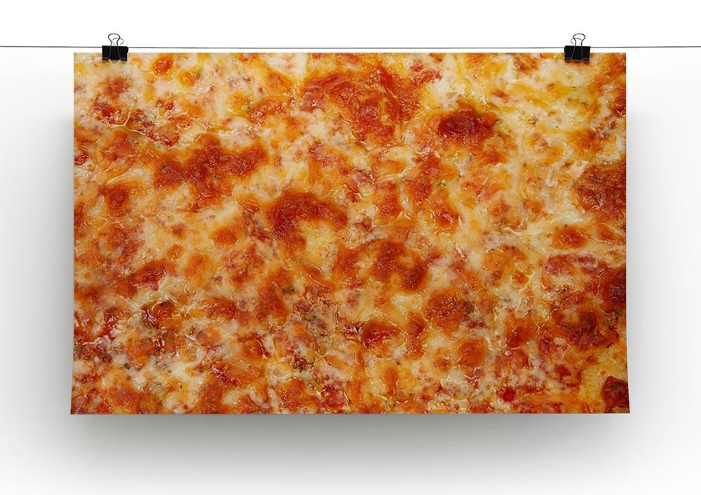 Close up of Cheese Bread Pizza Canvas Print or Poster - Canvas Art Rocks - 2