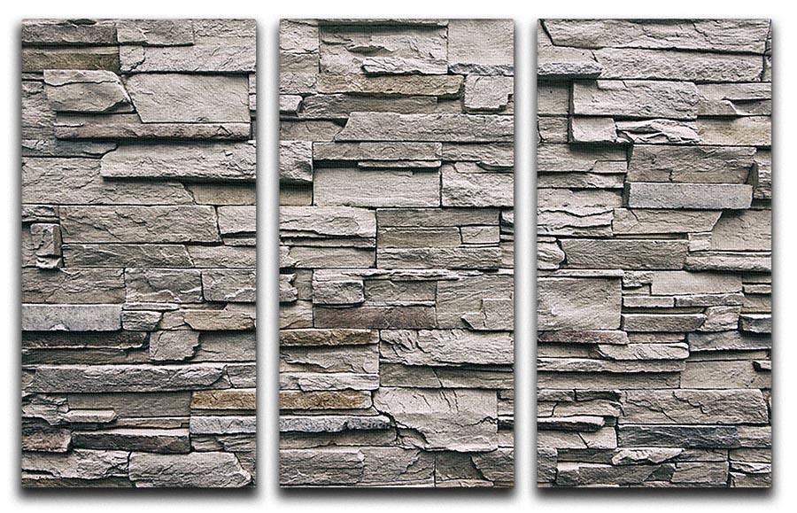 Close up of modern style design 3 Split Panel Canvas Print - Canvas Art Rocks - 1