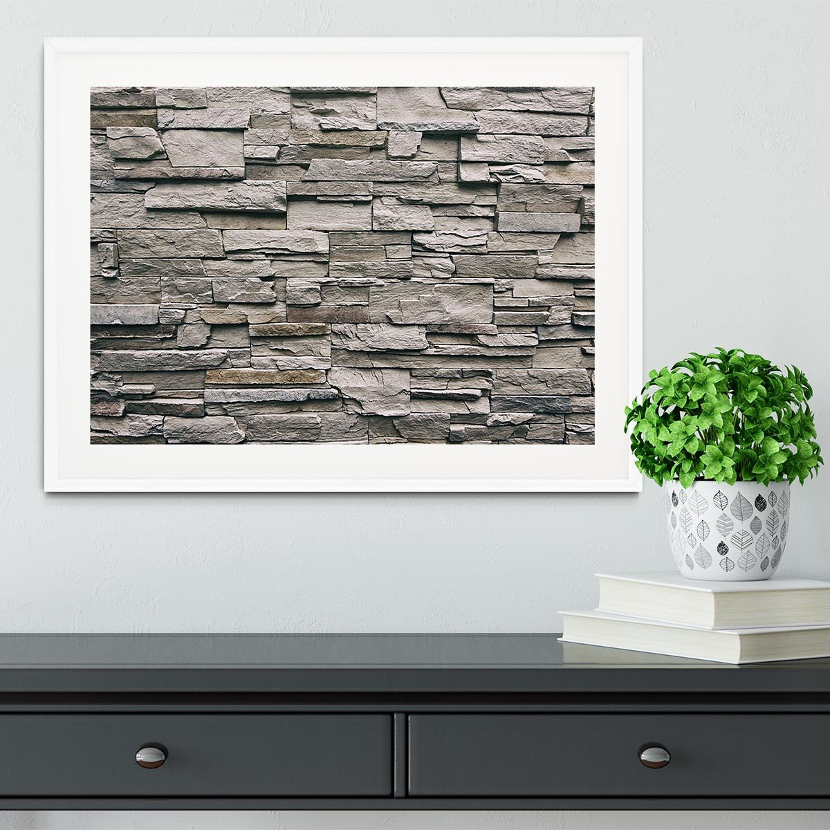 Close up of modern style design Framed Print - Canvas Art Rocks - 5