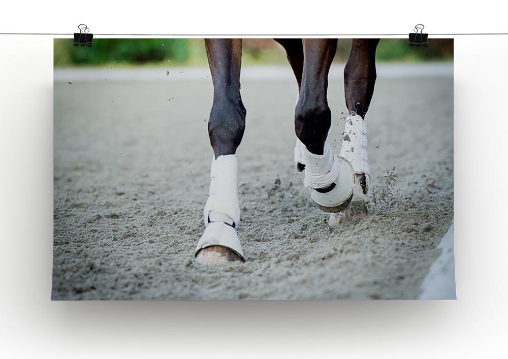 Closeup of the hooves from a horse Canvas Print or Poster - Canvas Art Rocks - 2