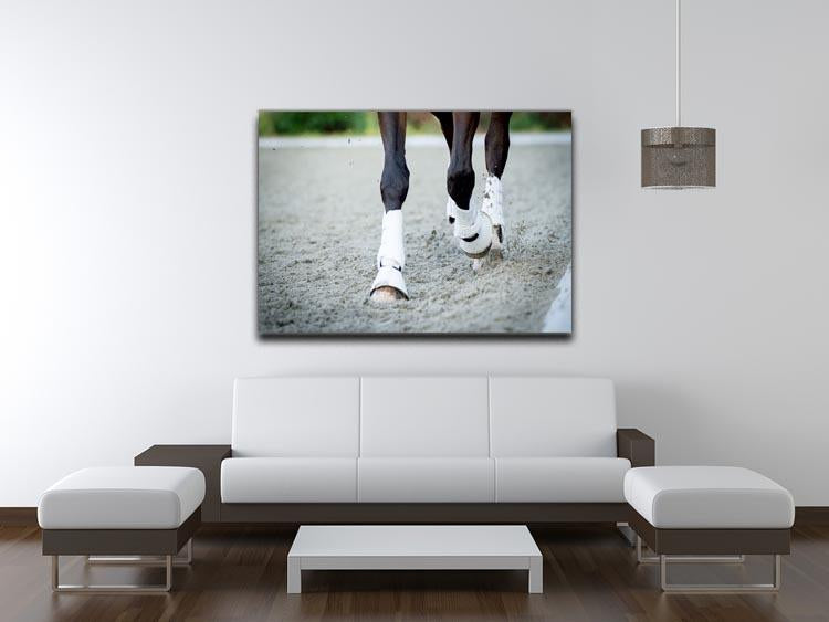 Closeup of the hooves from a horse Canvas Print or Poster - Canvas Art Rocks - 4