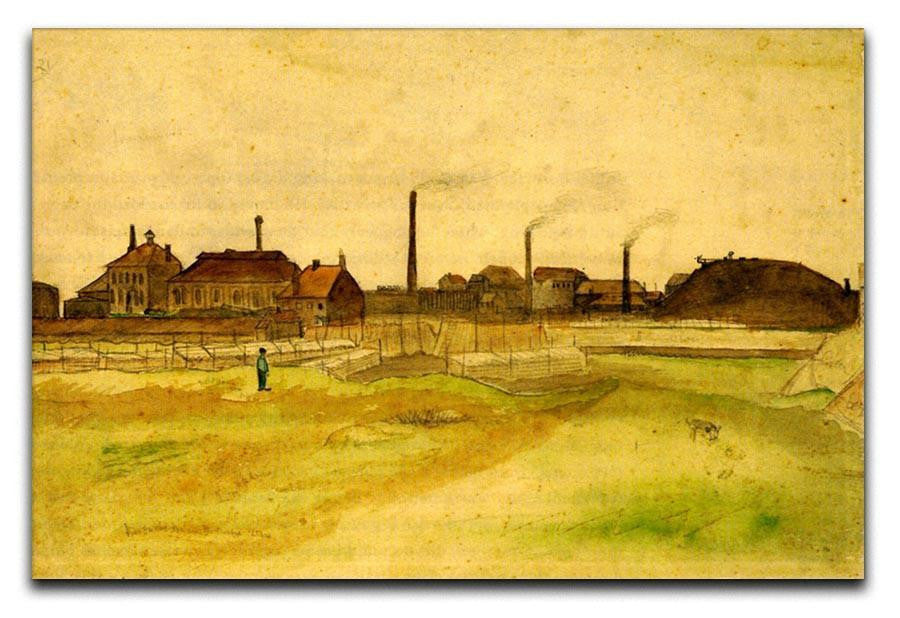 Coalmine in the Borinage by Van Gogh Canvas Print & Poster  - Canvas Art Rocks - 1