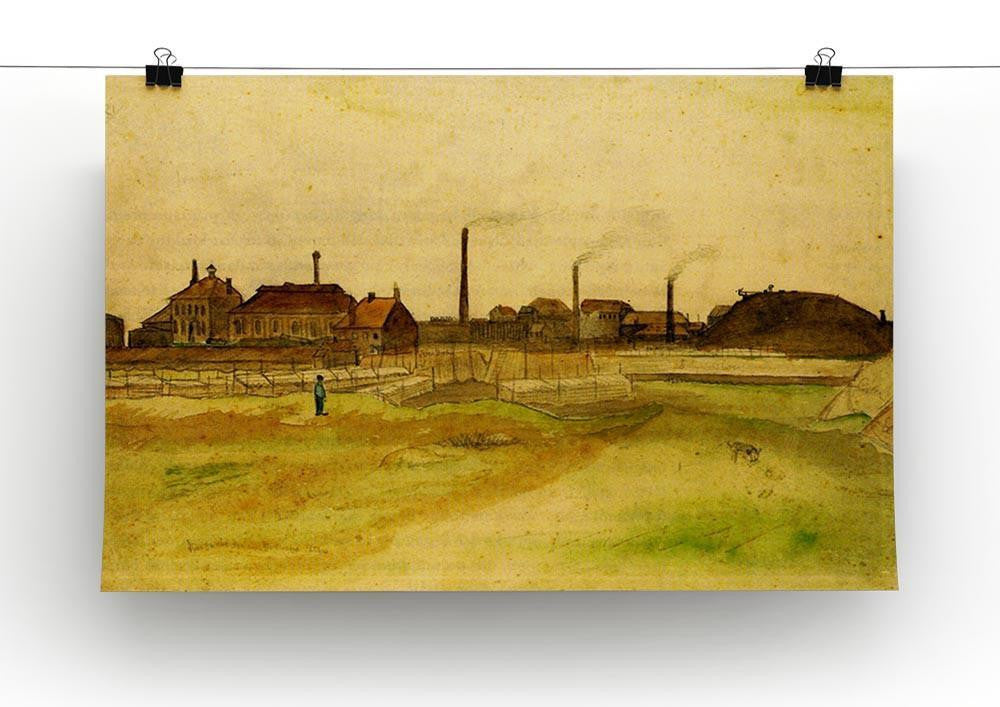 Coalmine in the Borinage by Van Gogh Canvas Print & Poster - Canvas Art Rocks - 2