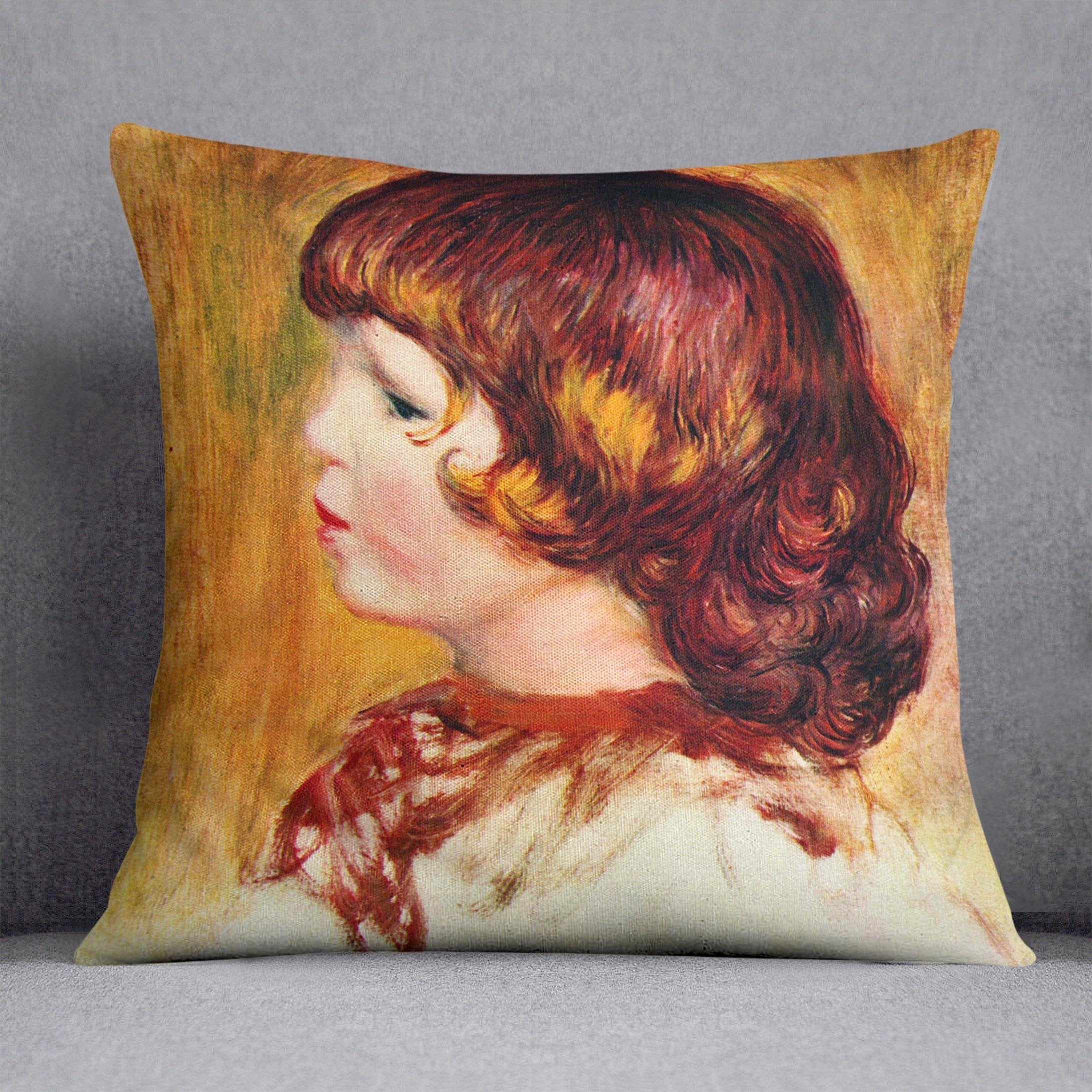 Coco by Renoir Throw Pillow