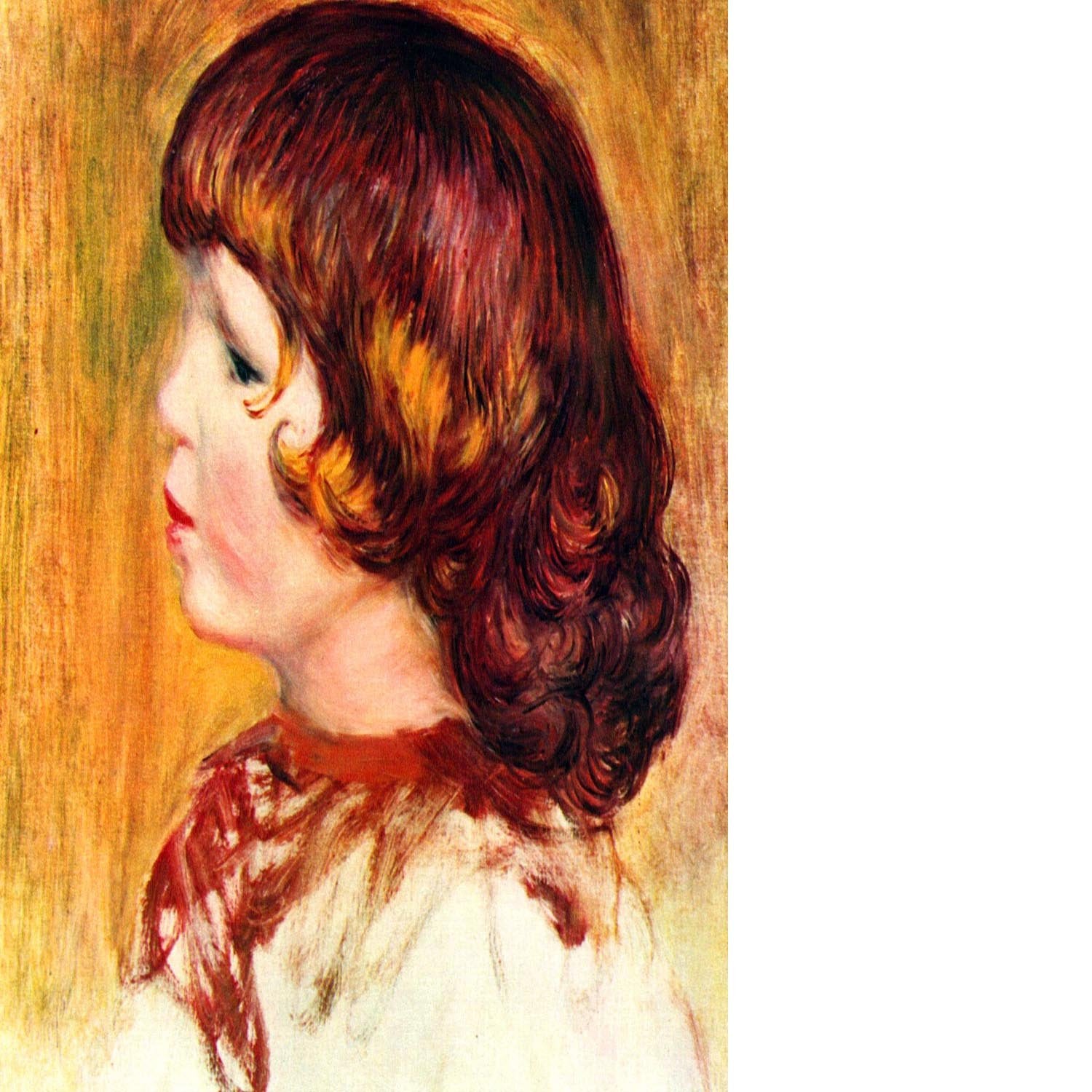 Coco by Renoir Floating Framed Canvas