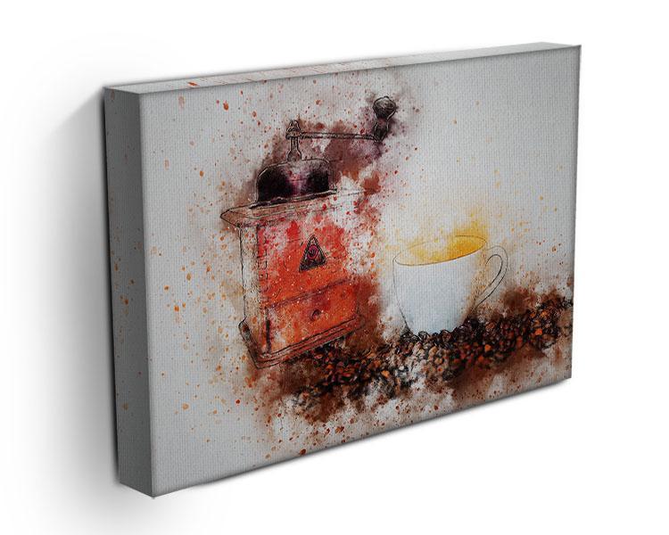 Coffee Painting Canvas Print or Poster - Canvas Art Rocks - 3