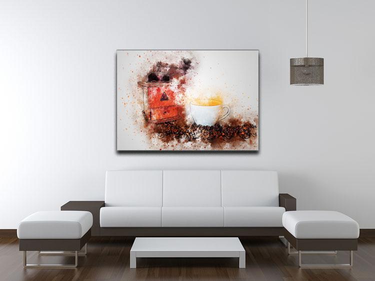 Coffee Painting Canvas Print or Poster - Canvas Art Rocks - 4