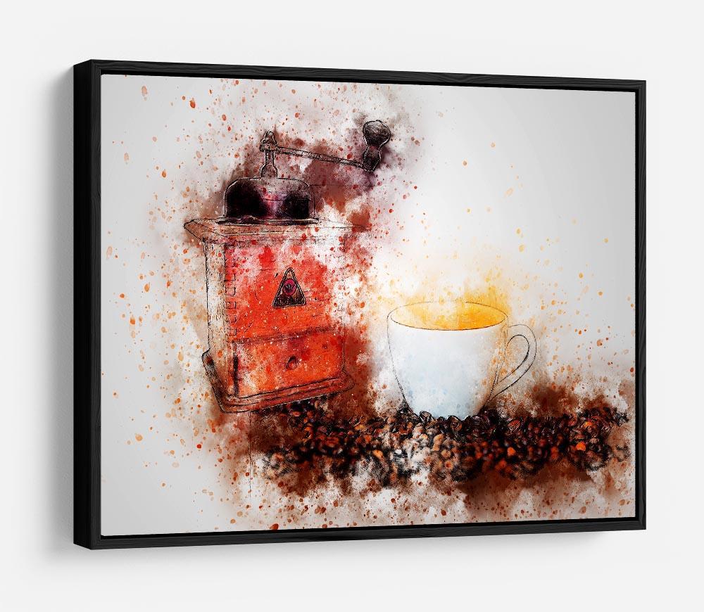 Coffee Painting HD Metal Print