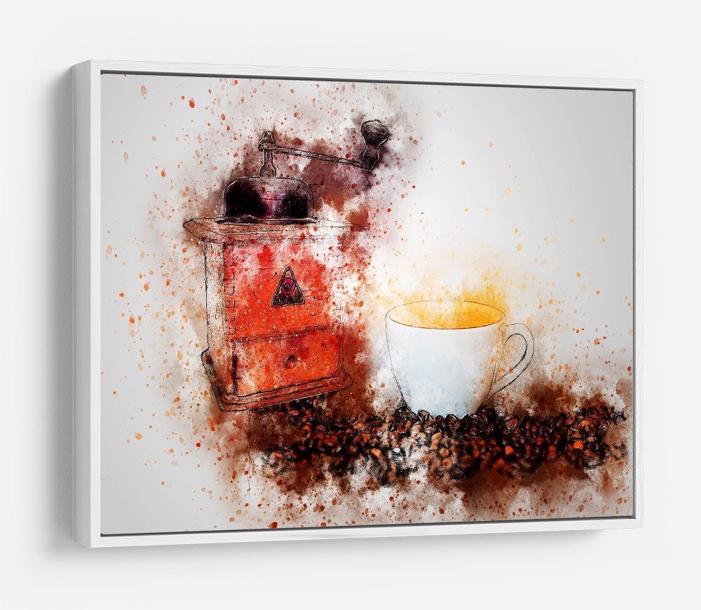 Coffee Painting HD Metal Print