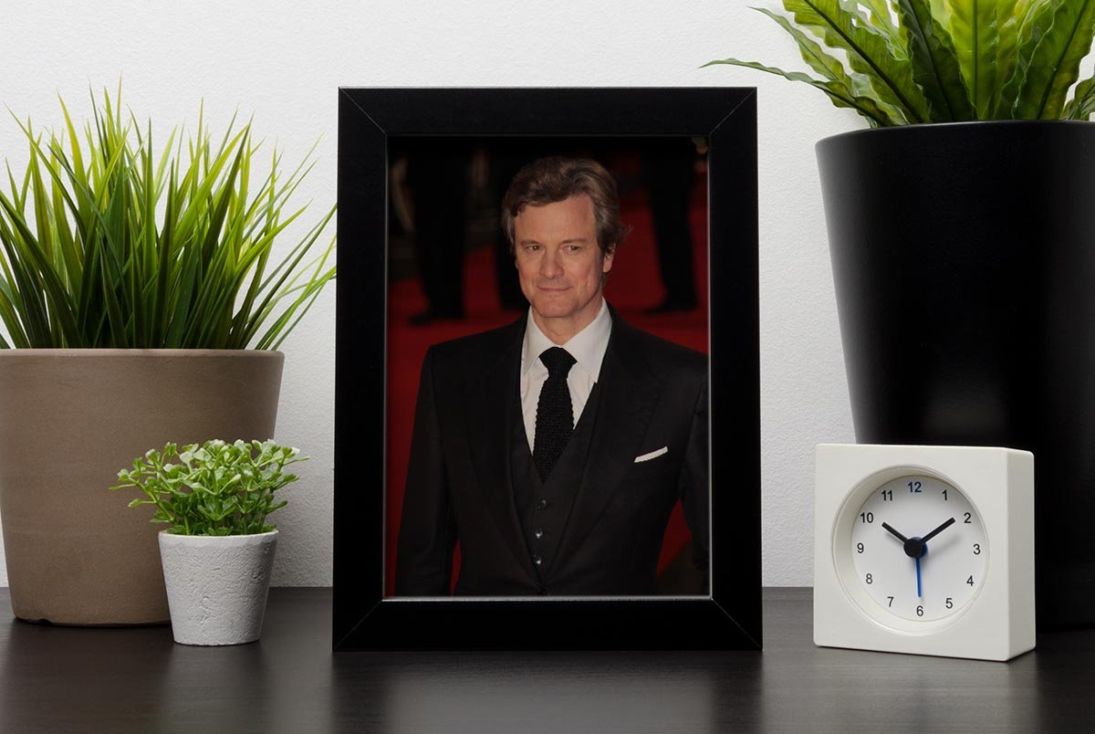 Colin Firth Framed Print - Canvas Art Rocks - 2