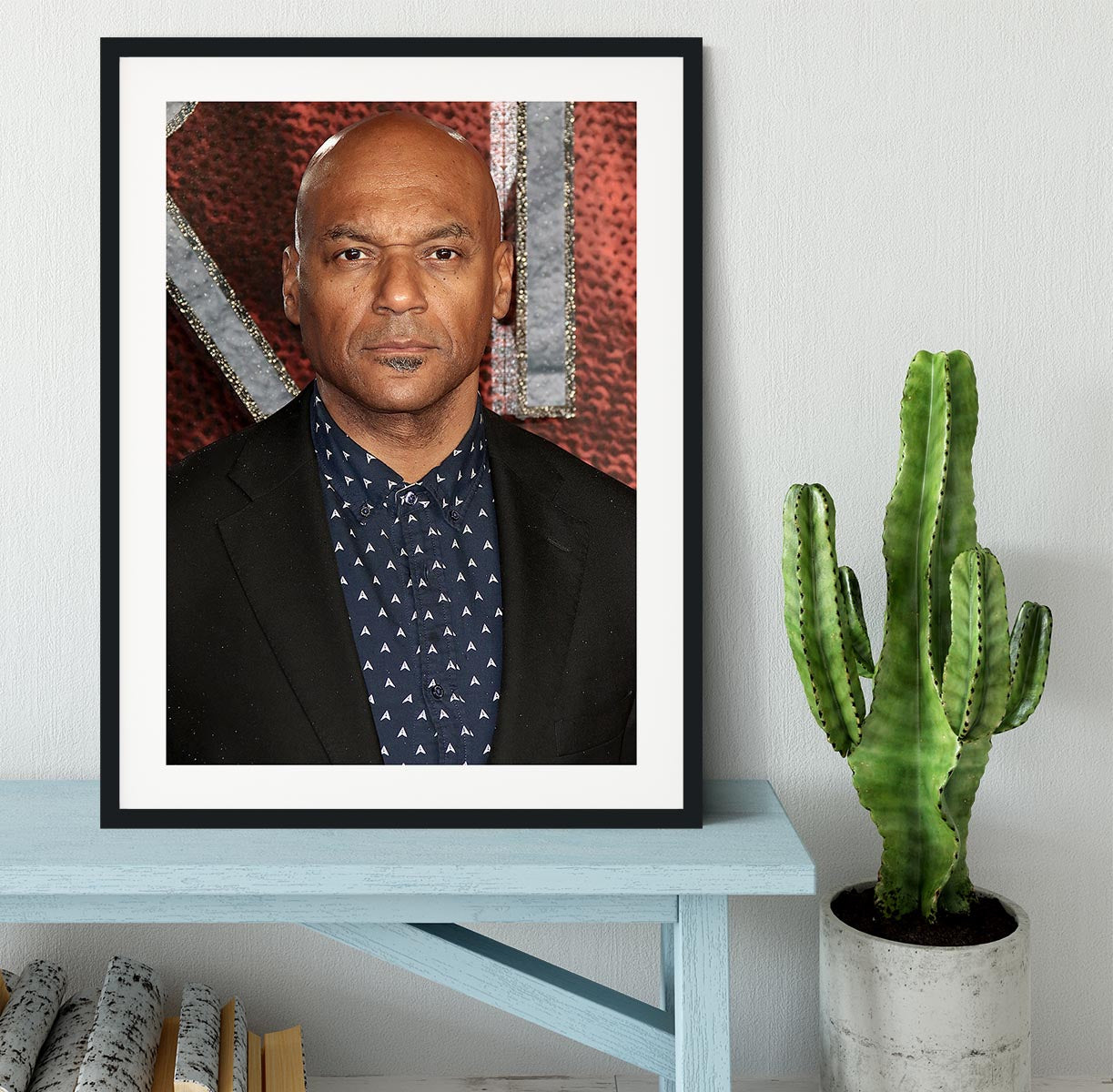 Colin Salmon Framed Print - Canvas Art Rocks - 1