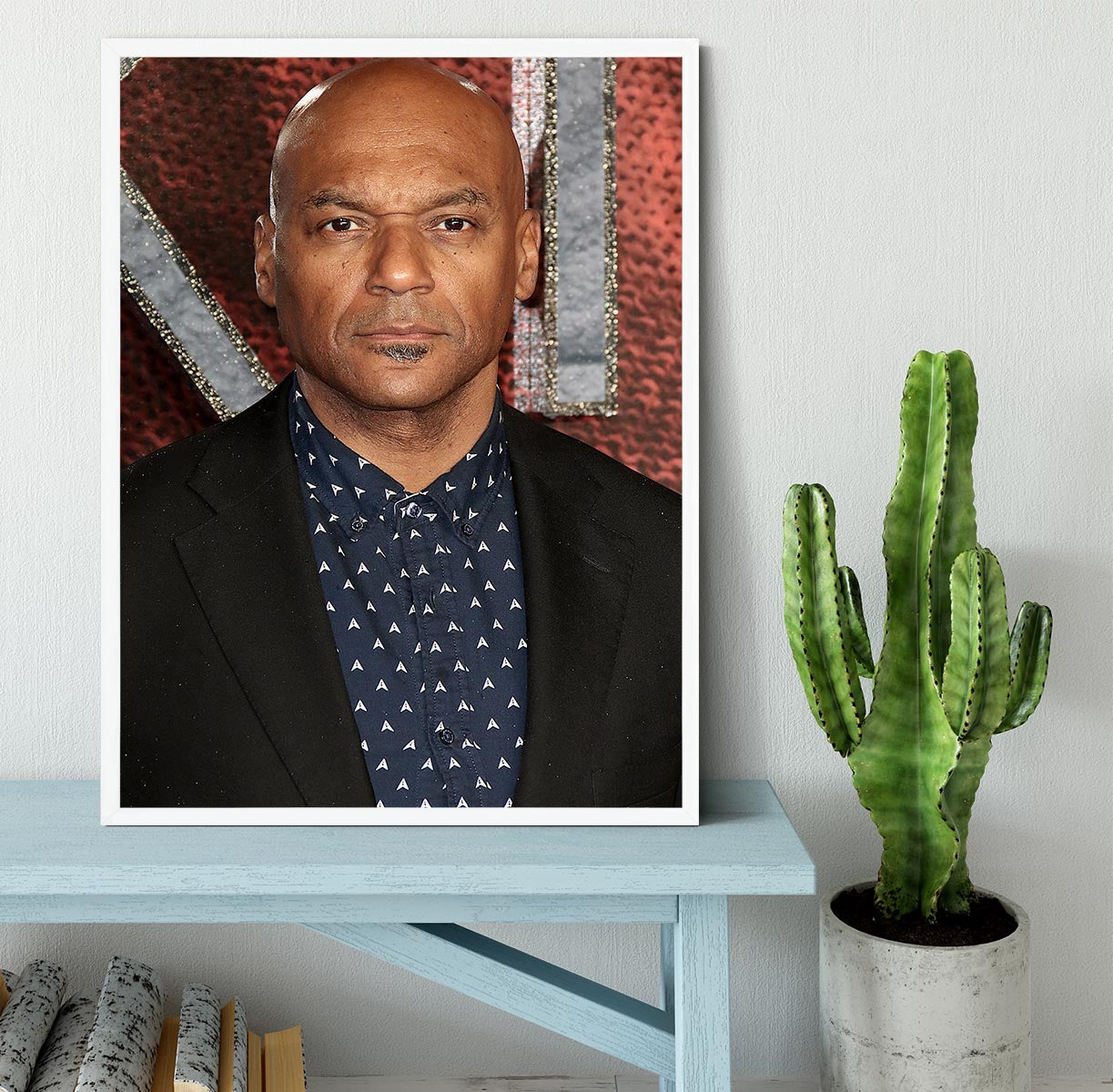 Colin Salmon Framed Print - Canvas Art Rocks -6