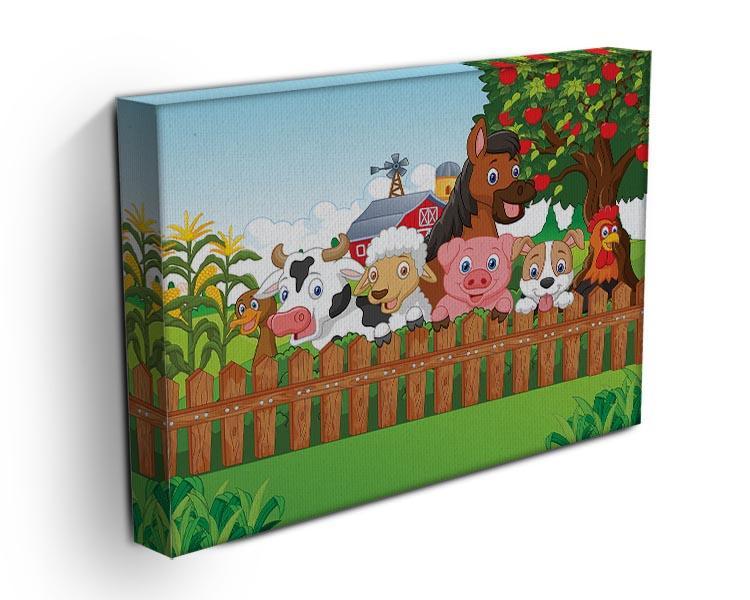 Collection farm animals Canvas Print or Poster - Canvas Art Rocks - 3