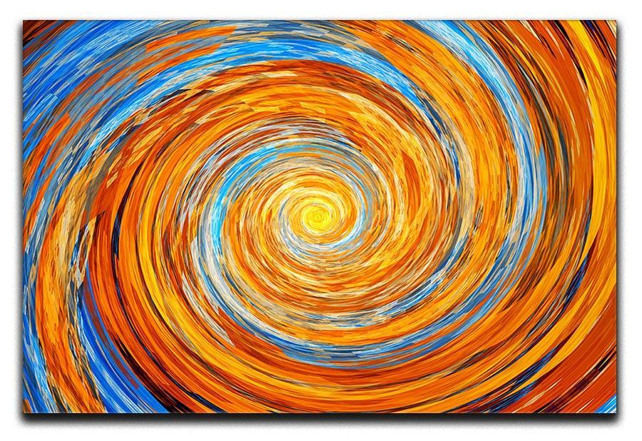 Colorful spiral fractal Canvas Print or Poster  - Canvas Art Rocks - 1