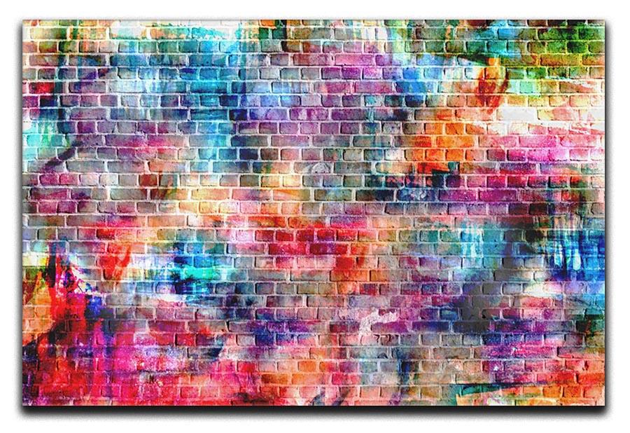Colorful wall painting art Canvas Print or Poster - Canvas Art Rocks - 1