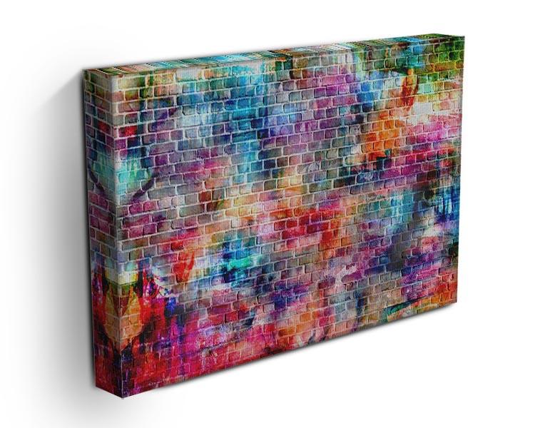 Colorful wall painting art Canvas Print or Poster - Canvas Art Rocks - 3
