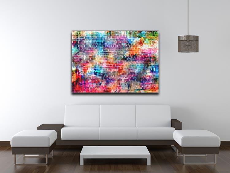 Colorful wall painting art Canvas Print or Poster - Canvas Art Rocks - 4