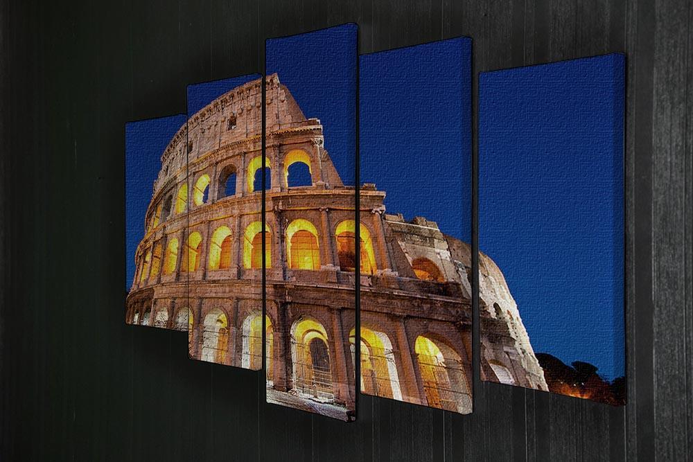 Colosseum Dome at dusk 5 Split Panel Canvas  - Canvas Art Rocks - 2