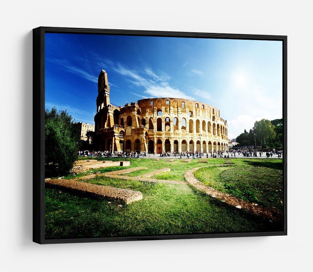 Colosseum Sunny Day in Rome HD Metal Print