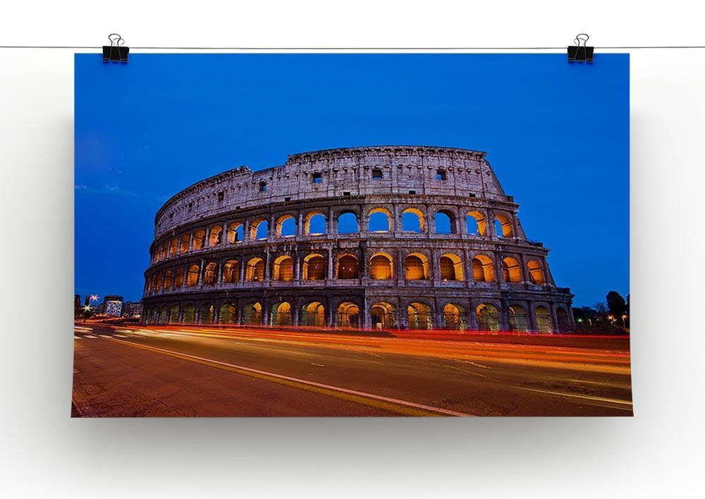 Colosseum at dusk Canvas Print or Poster - Canvas Art Rocks - 2