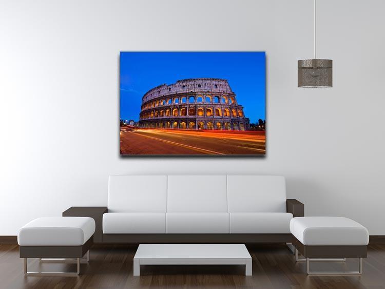 Colosseum at dusk Canvas Print or Poster - Canvas Art Rocks - 4
