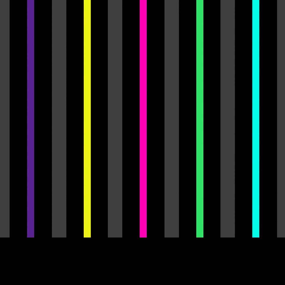 Colour Bar Stripes Canvas Print or Poster