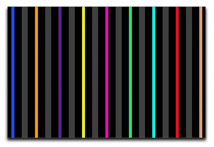 Colour Bar Stripes Canvas Print or Poster  - Canvas Art Rocks - 1