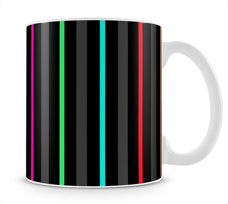 Colour Bar Stripes Mug - Canvas Art Rocks - 1