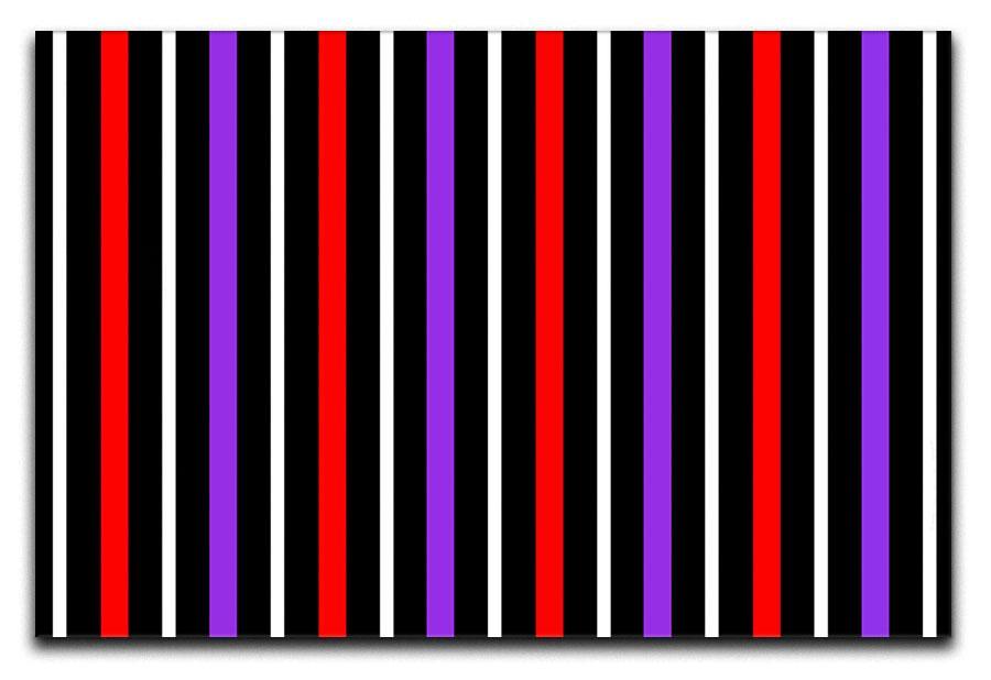 Colour Stripes FS2 Canvas Print or Poster  - Canvas Art Rocks - 1