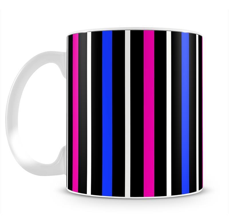 Colour Stripes FS3 Mug - Canvas Art Rocks - 2
