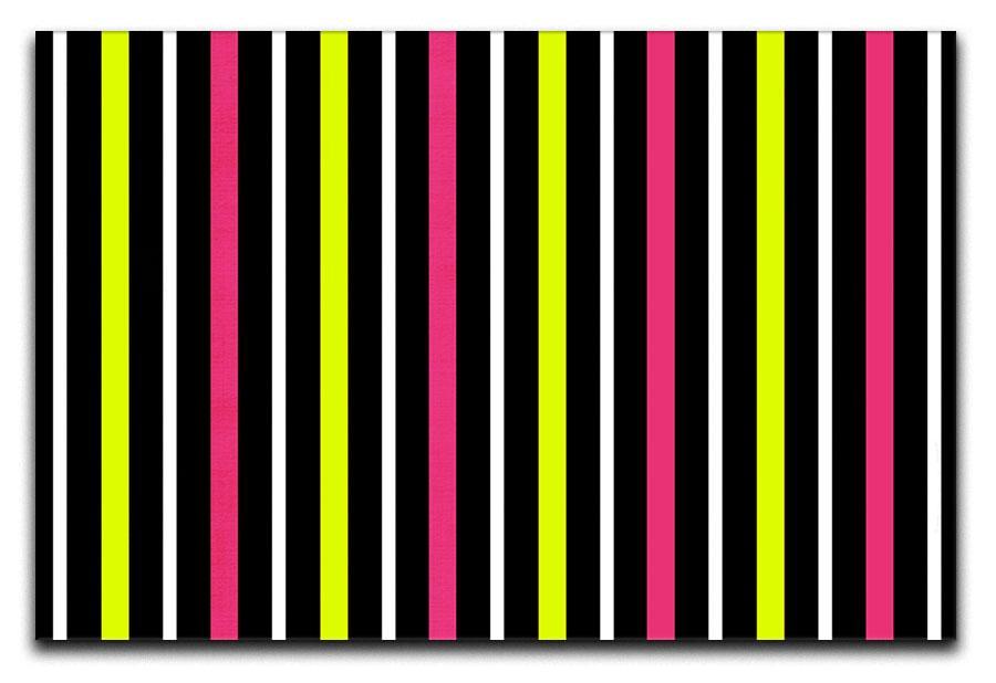 Colour Stripes FS Canvas Print or Poster  - Canvas Art Rocks - 1