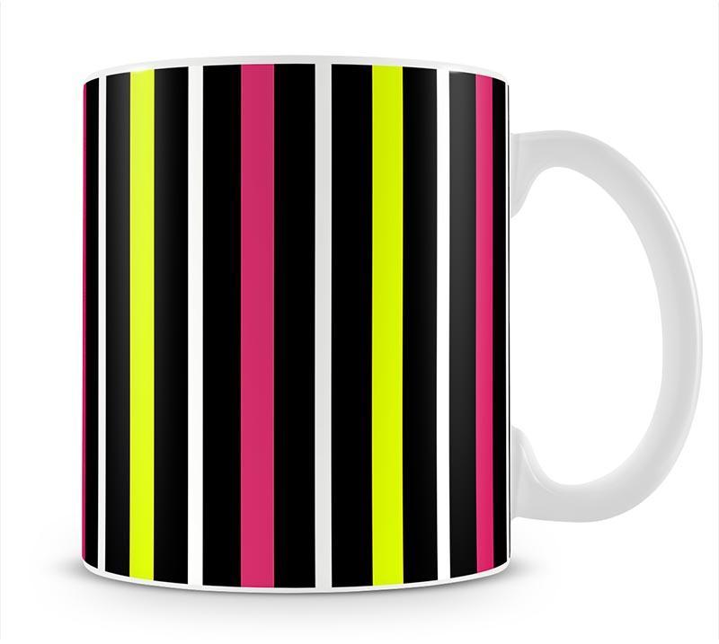 Colour Stripes FS Mug - Canvas Art Rocks - 1