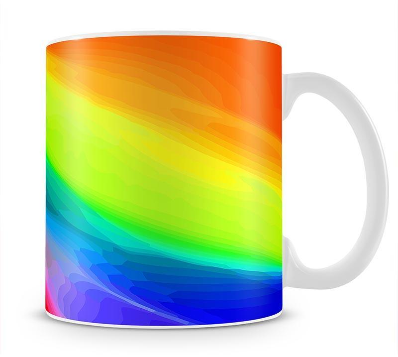 Colour Swirl Mug - Canvas Art Rocks - 1